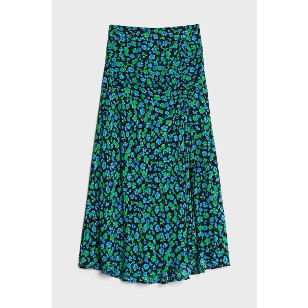 Bershka floral skirt with slit